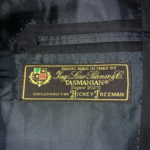 Hickey Freeman By Loro Piana hamilton BLK Jacket - Picture 7 of 8